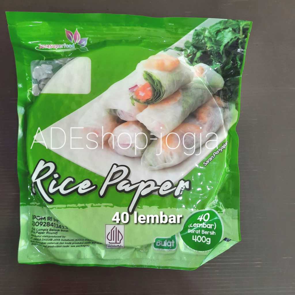 

rice paper JSF bulat 40s spring rol kulit lumpia thailand