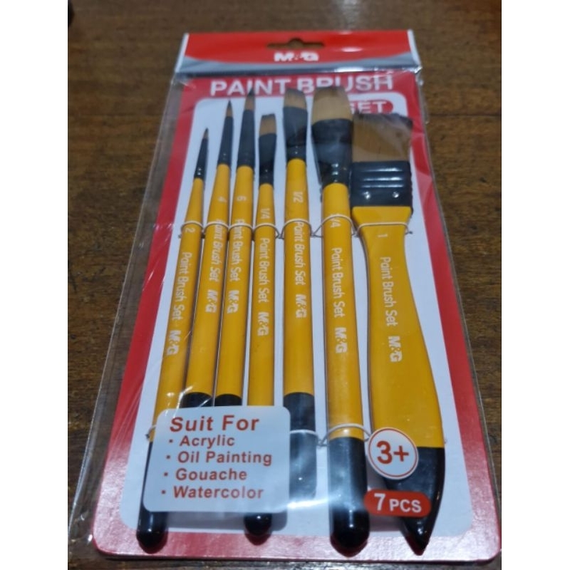 

KUAS SET / PAINT BRUSH ACRYLIC OIL PAINTING WATWRCOLOR GOUACHE M&G ABH978CO