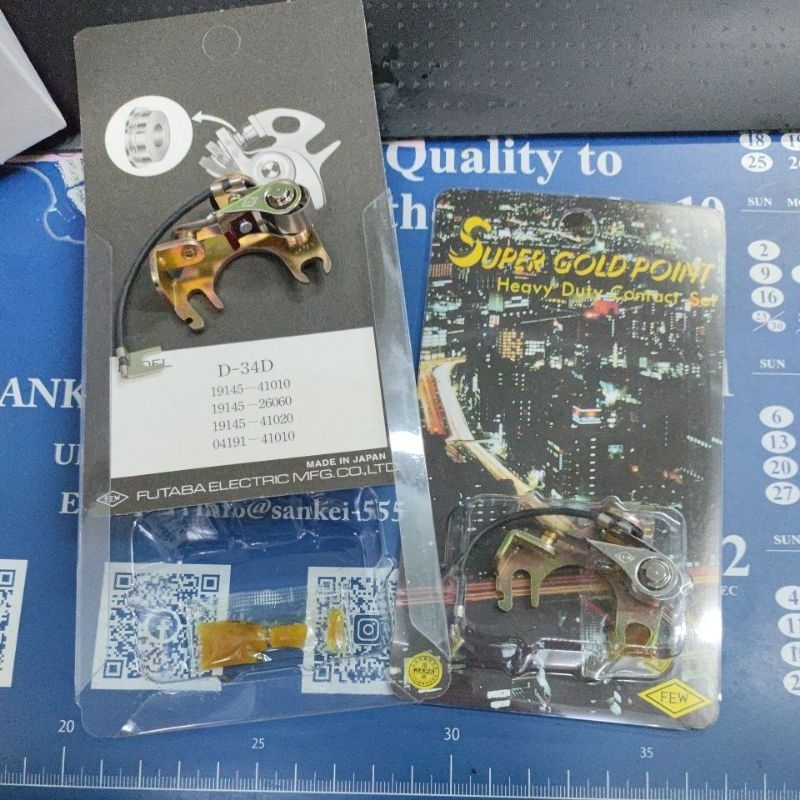 platina gold kontak contact point racing  few kijang carry D34d