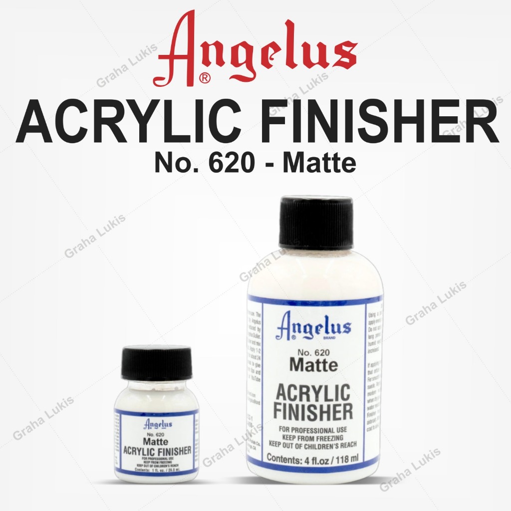 

Angelus no 620 Matte Acrylic Finisher 4 fl.oz / 1 fl.oz