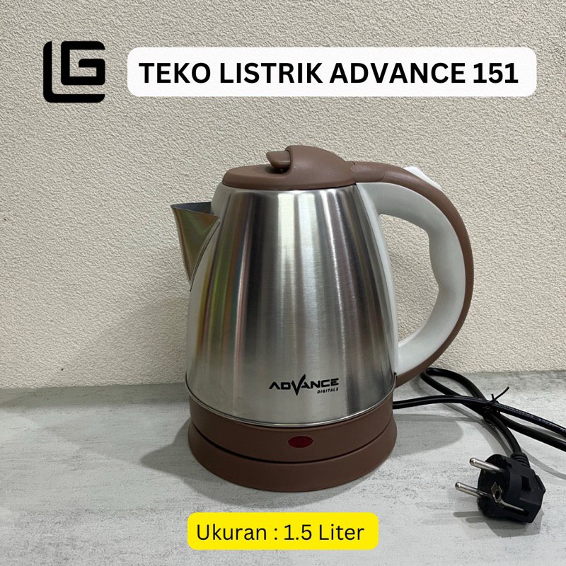 TEKO LISTRIK STAINLESS 1.5 Liter