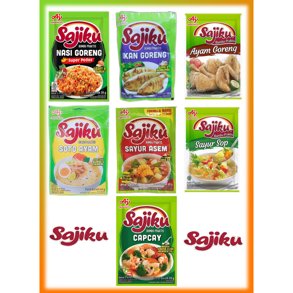 

Sajiku Bumbu Instant Siap Digunakan Ready Berbagai varian