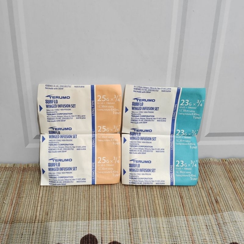 Wing Needle Terumo 23g, 25g, 27g (ECER)