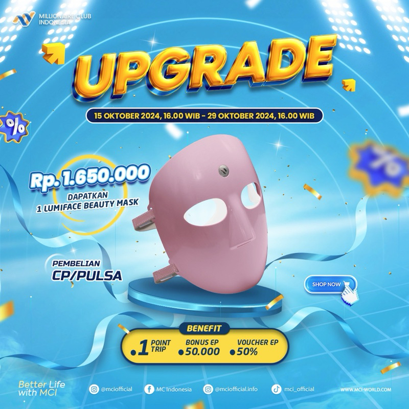 LUMIFACE BEAUTY MASK ORIGINAL  Asli MCI 100%