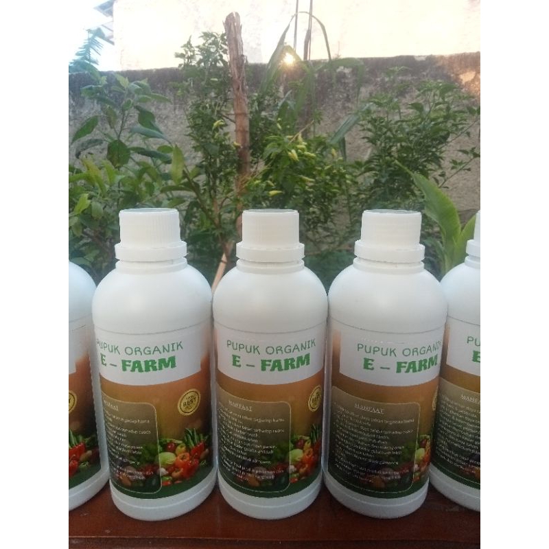pupuk cair organik buah lebat bunga sayuran dan tanaman hias ECO farming 500ml