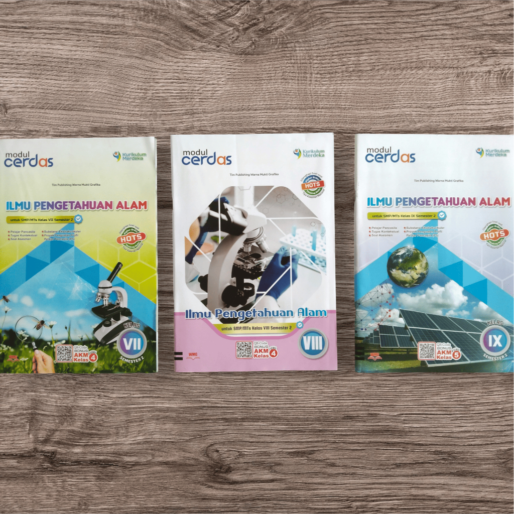 LKS CERDAS IPA SMP KELAS 7-9 (K-Merdeka) Semester 2