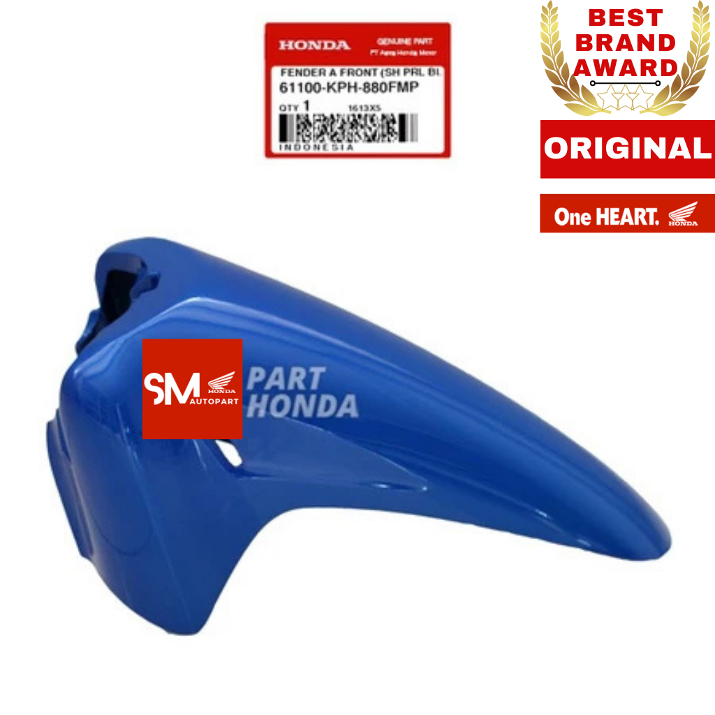 61100-KPH-880FMP Slebor Spakbor Depan Karisma X Biru Muda