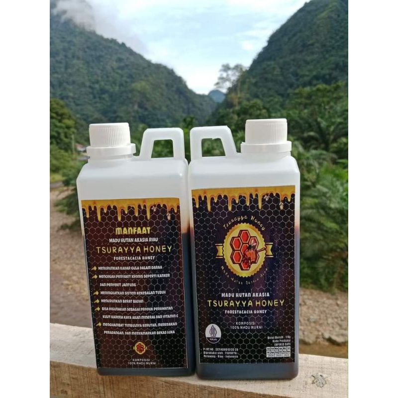 

madu murni nektar akasia riau(madu ternak full nektar alam) 1kg