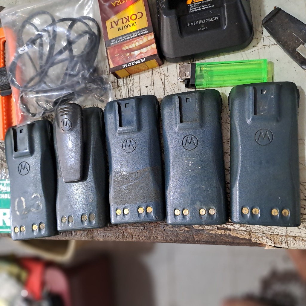 Baterai Motorola Gp308 Mati  Battery Ht Motorola Gp 308  Buat Bahan Refillan