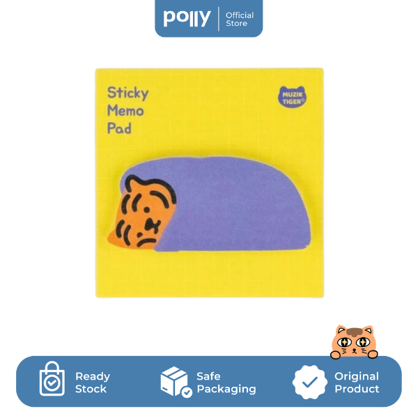 

Muzik Tiger Blanket Tiger Sticky Memo Pad