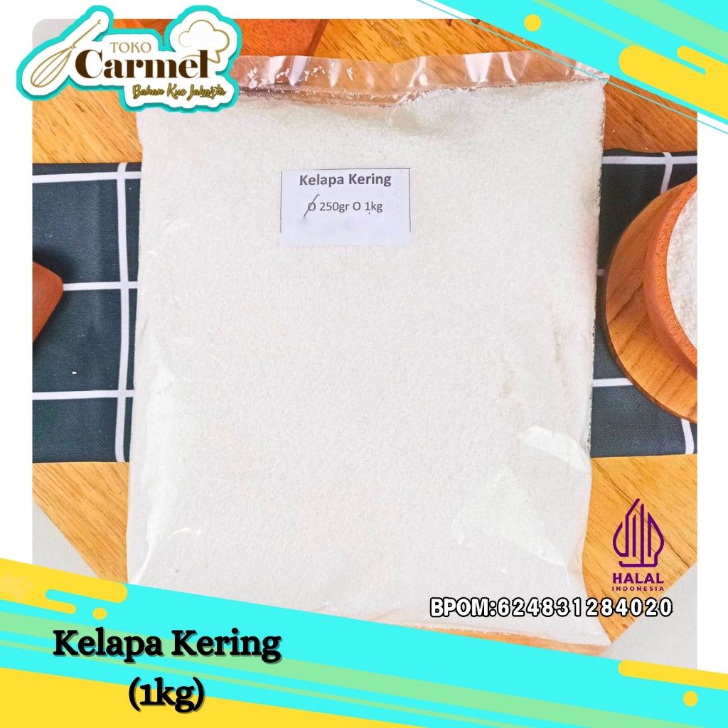 

Kelapa Kering 250gr [REPACK] / Tepung Kelapa Kering / Desiccated Coconut