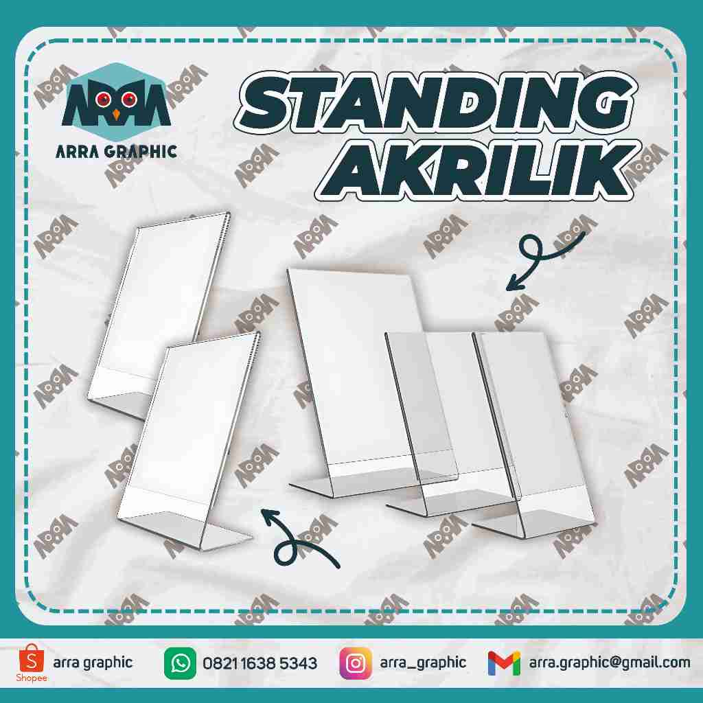 

Display Menu Akrilik Letter L Standing Acrilyc Tempat Meja Minimalis Untuk Brosur Ukuran A6 A5 A4