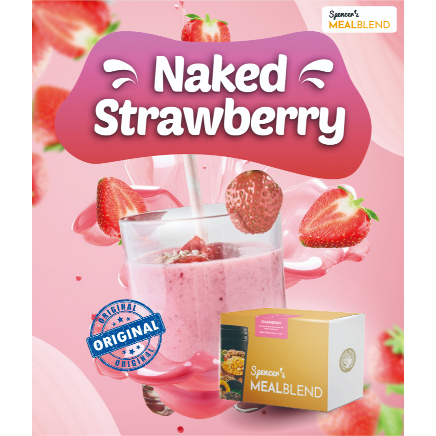

Spencers MealBlend with StrawBerry Multigrain Minuman Vitamin Kenyang Nutrisi Diet Pengganti Makanan