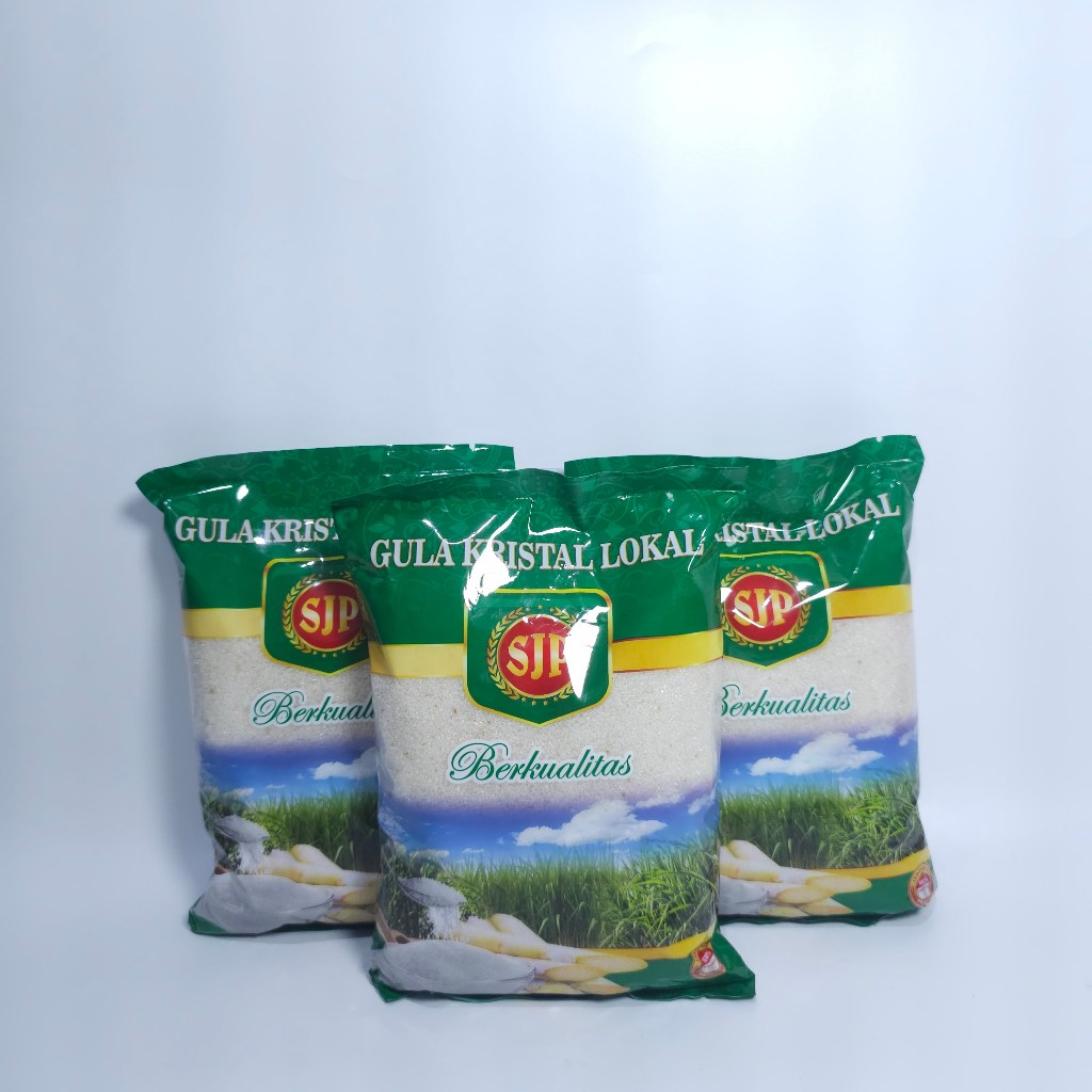 

Bundling Gula Kristal Lokal Putih SJP Kemasan 1KG 3 pcs