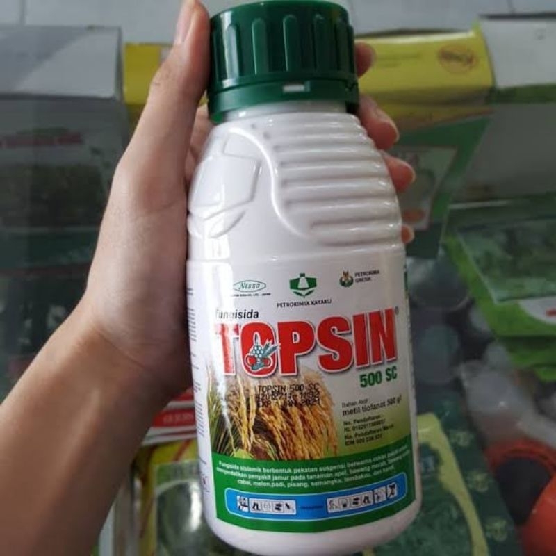 Topsin 500 SC 500ml / fungisida bercak daun batang blast padi / fungisida cair / topsin 500 sc / top