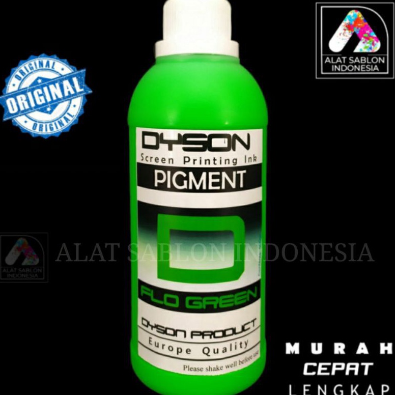 

ART F3R8 BIANG WARNA SABLON HIJAU STABILO PIGMEN FLO GREEN DYSON 5GR