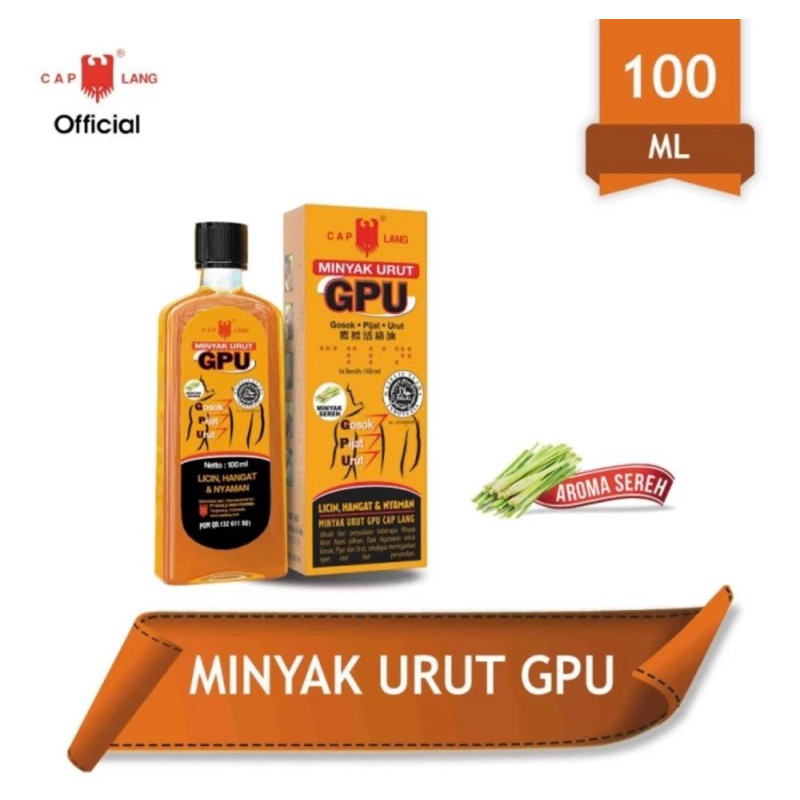 GPU minyak urut 100ml