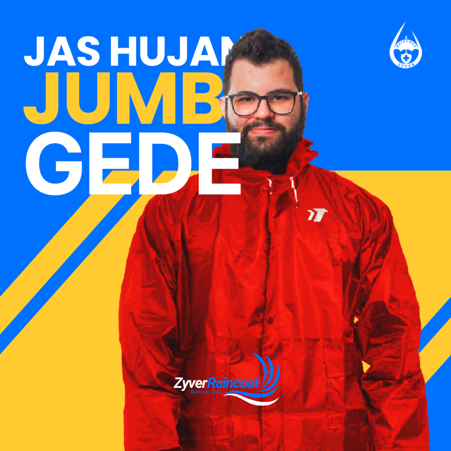 Mantel Jas Hujan Pria Wanita Couple Pasangan Jumbo Big Size Remaja Laki Laki Perempuan Plastik Celan