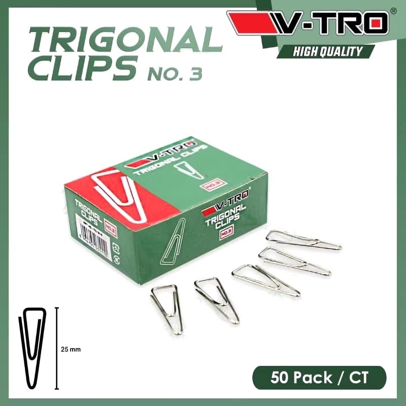 

Happy - 1 Kotak Paper klip / Trigonal Clip No.3 Penjepit Kertas