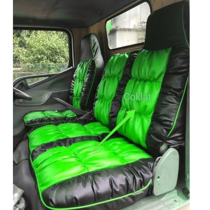 sarung jok mobil canter/ cover jok mobil canter motif sofa full dan mobil lain nya