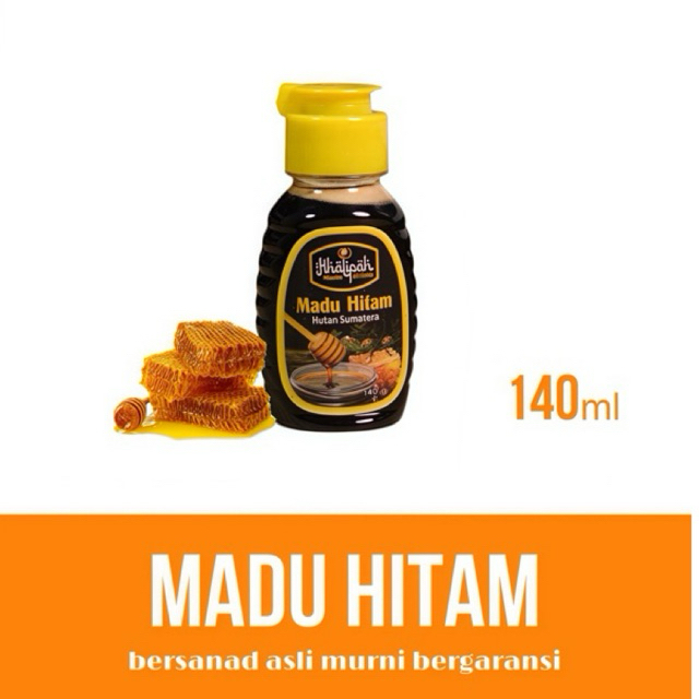 

Madu Khalifah Alfatih - Madu Hitam 140ml - Madu Asli Murni 100% - Honey