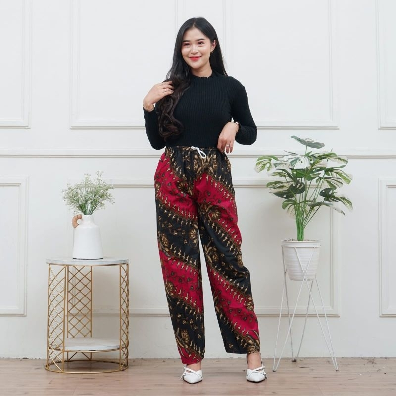 CELANA BATIK DEWASA PRIA WANITA CELANA MOTIF PANJANG BATIK CELANA BETAWI