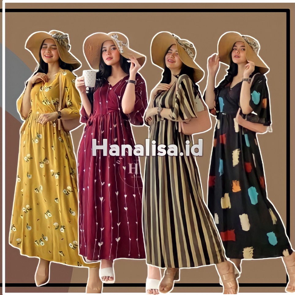 BAJU DASTER DRESS KIMONO PIYAMA KAREEN SERUT DADA TIDUR REMAJA WANITA TALI SAMPING KANAN KIRI BUSUI 