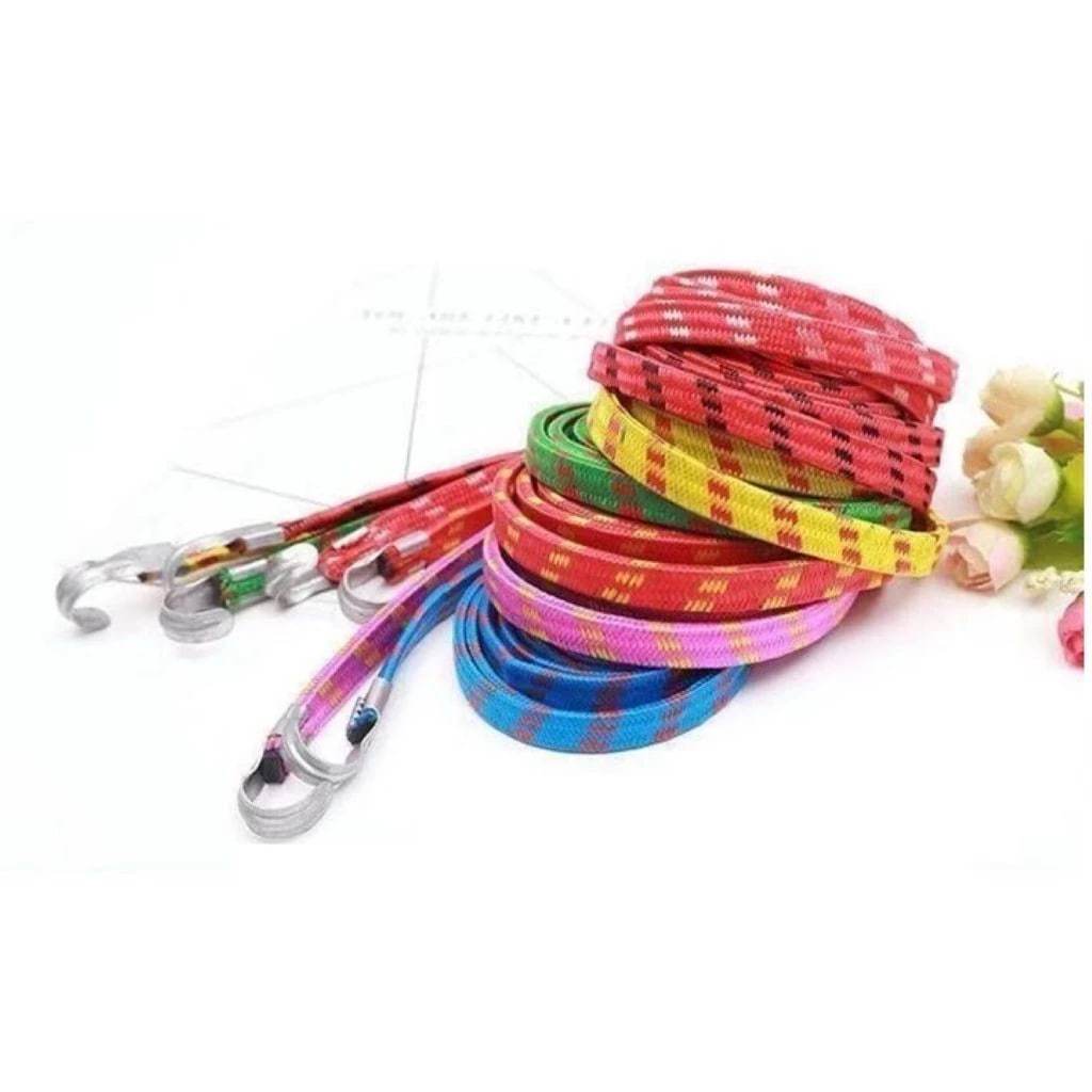 Tali Pengikat Barang Motor / Tali Bagasi Motor / Tali Karet Elastis Ikat Barang 1Meter 2 Meter