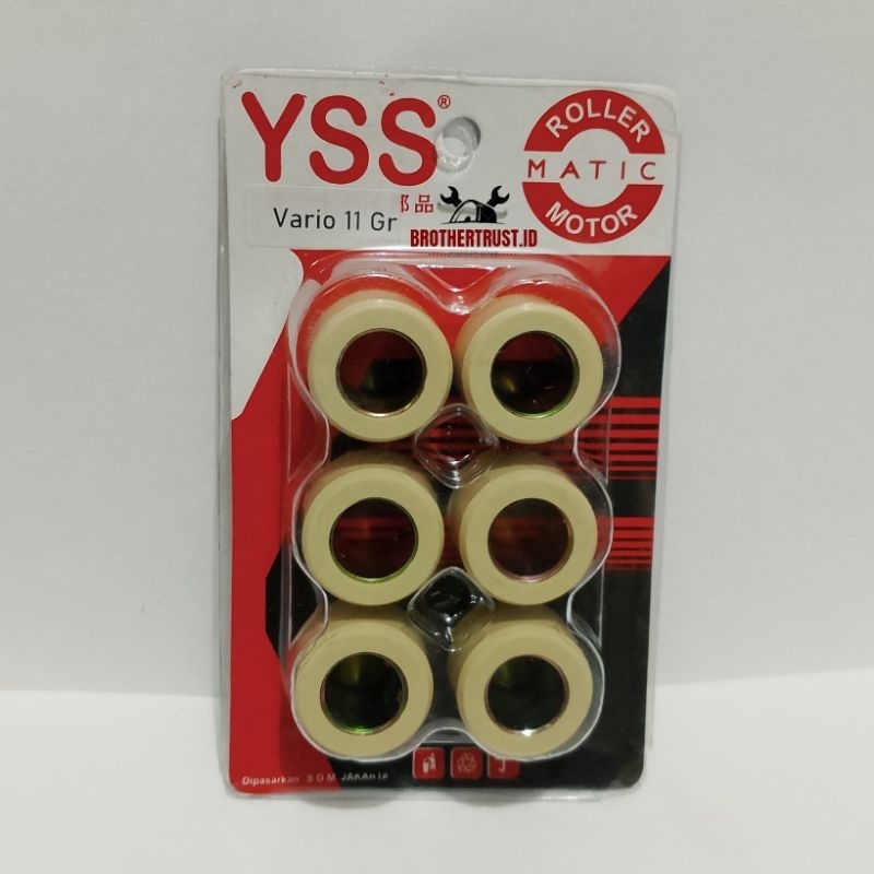 Roller Set Racing YSS 11 gram Beat Fi Vario 110 Scoopy Fi Beat Esp Vario Lama Vario Karbu Spacy Fi R