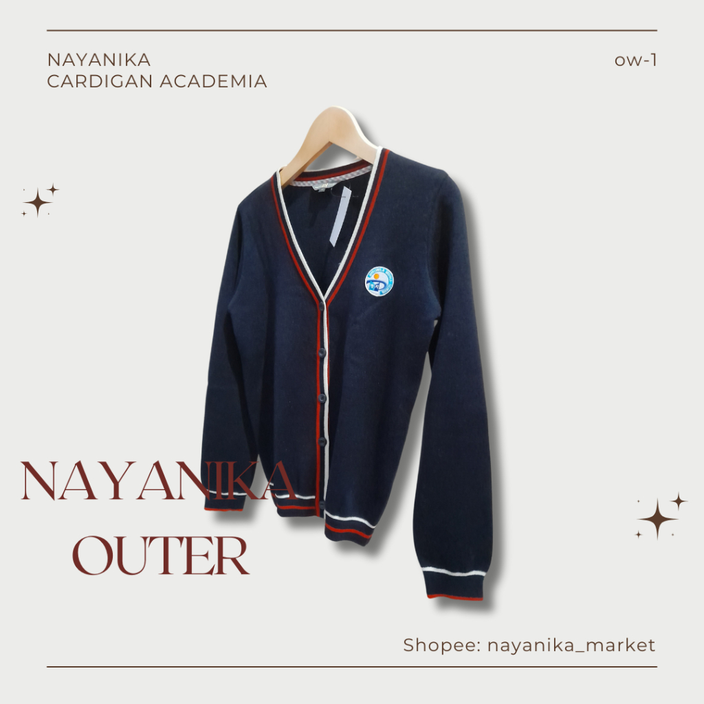 Nayanika Cardigan Academia Rajut