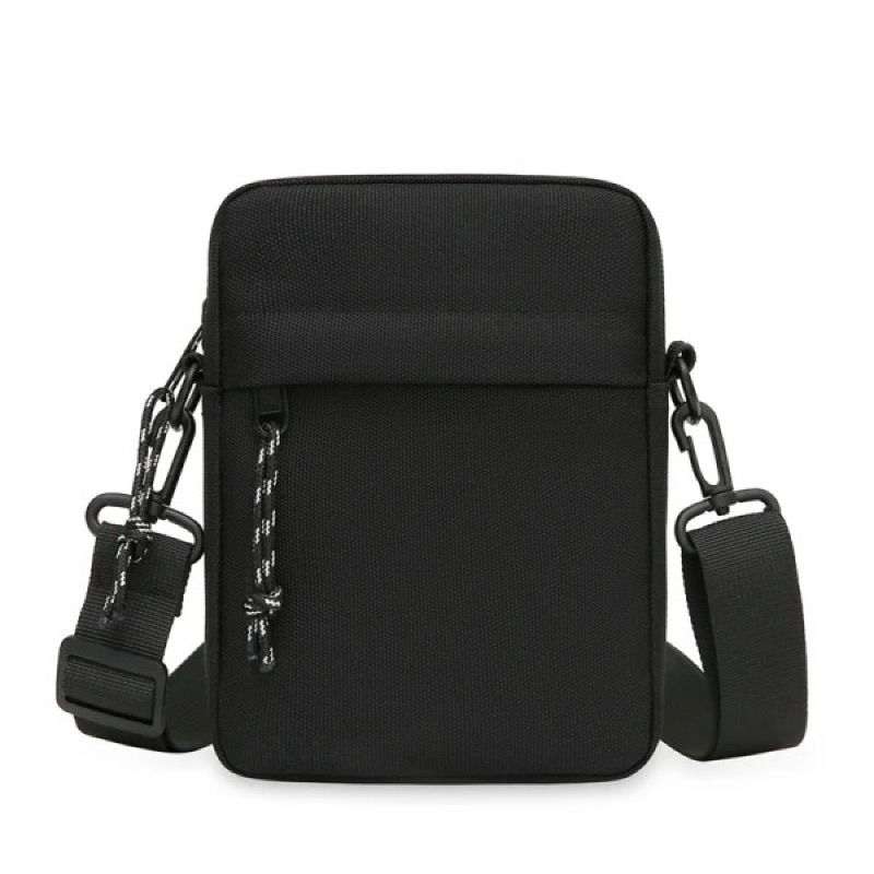 TAS SELEMPANG PRIA BLACK TAS PRIA SELEMPANG KECIL TAS PRIA KAIN POLOS MURAH TAS SELEMPANG PRIA SIMPE