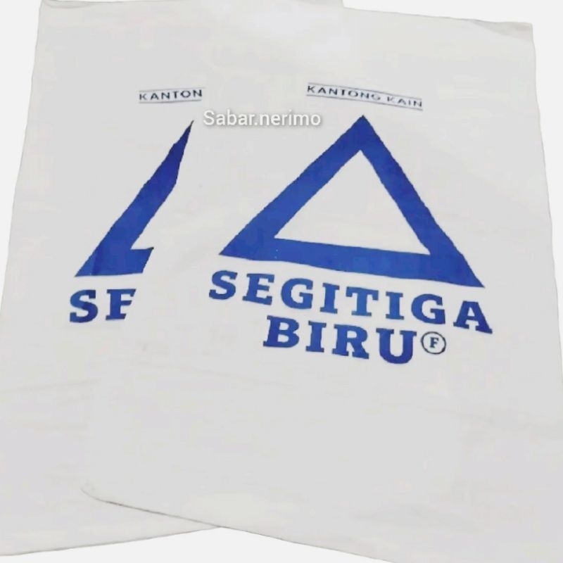 

kain kantong segitiga biru 2pcs