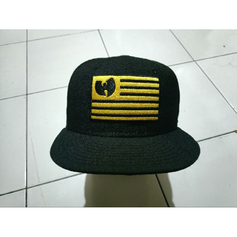 Topi Snapback New Era Wu Tang Wutang Flag Original