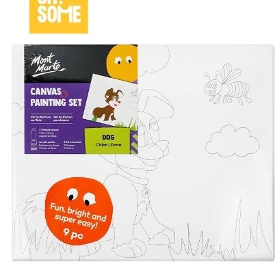

FG2 OHSOME MONT MARTE Coloring Painting Canvas Set Lukis Gambar Anak DIY