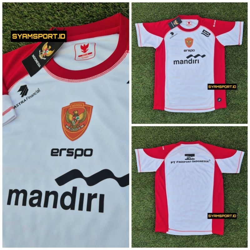 Jersey Training Timnas Indonesia Terbaru GO Logo Plat Timbul / Jersey Prematch Timnas Indonesia / Je