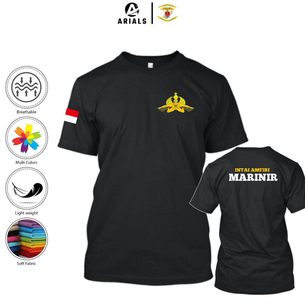 Arials Kaos Baju TAIFIB Intai Amfibi Marinir