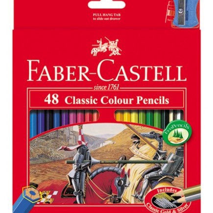 

FG2 Pensil Warna Faber Castell 48Warna Classic FREE RAUTAN