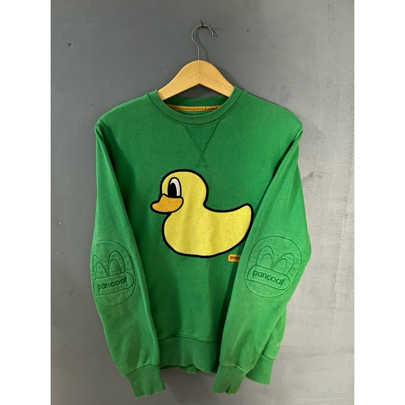 THRIFT PANCOAT BEBEK KUNING CREWNECK