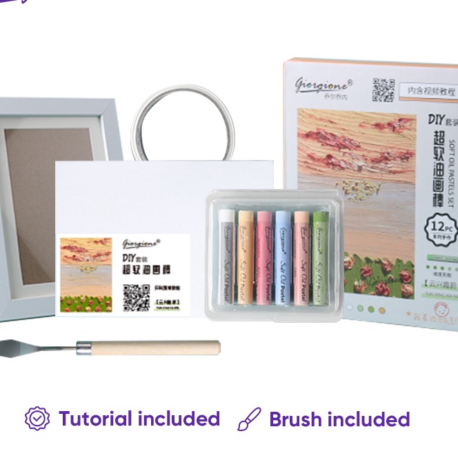 

Terlaris Giorgione Oil Pastel Set DIY Free Paper Picture Frame Knife GDIY