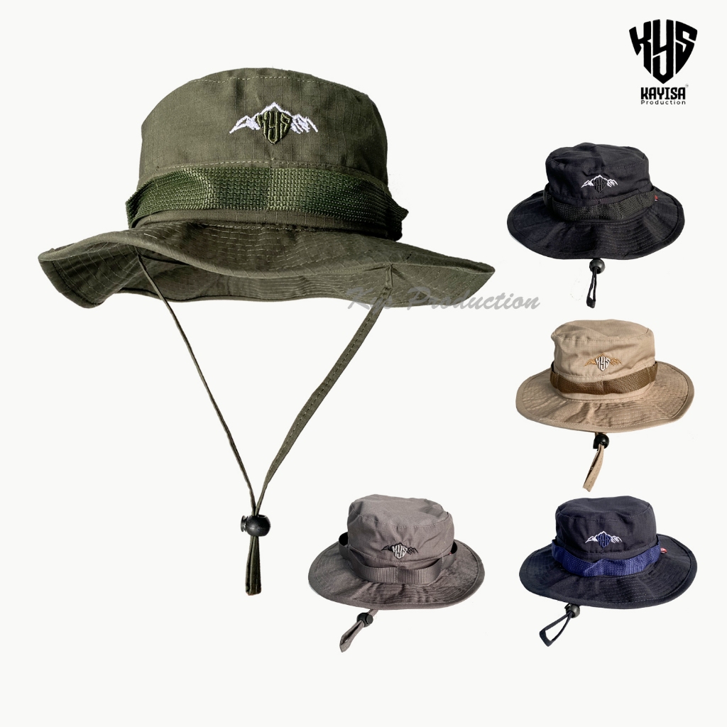 Topi Outdoor Rimba Motif Kys Topi Travelling  Gunung Camping Adventure Pria wanita terlaris kekinian