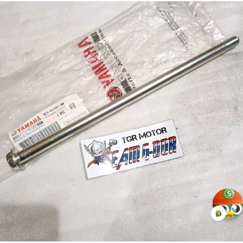 shaft pivot baud panjang as ass arm arem tengah rangka original yamaha vixion old lama 3c1