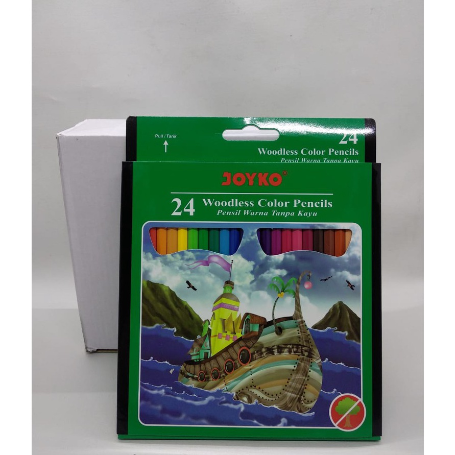 

Terbaru Pensil warna Color pencils CP14 Joyko 24 warna