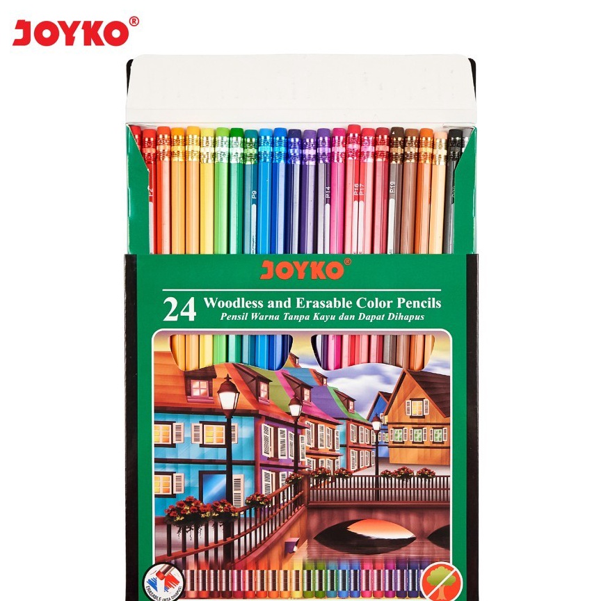 

Pensil Warna Joyko CP115 24 Warna Bisa di Hapus ART V8Z2
