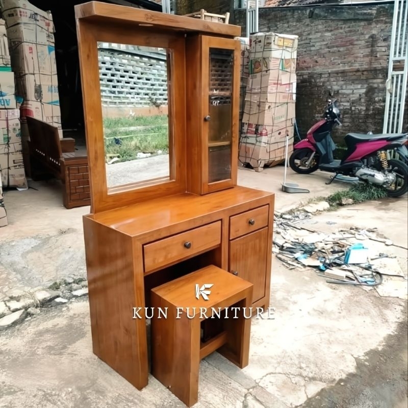 Meja rias minimalis kayu jati  meja rias minimalis modern meja rias terlaris