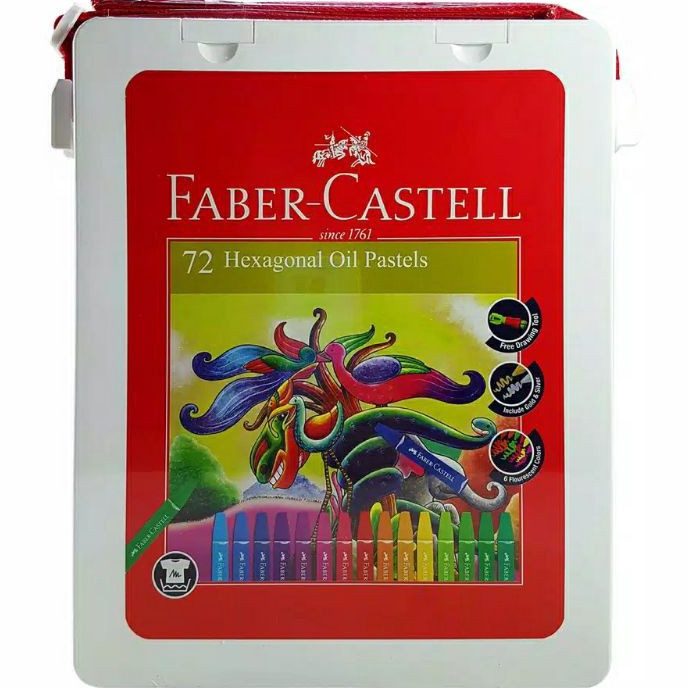

Flash Sale Crayon Faber Castell Hexagonal Oil Pastel Faber Castell 72 Warna