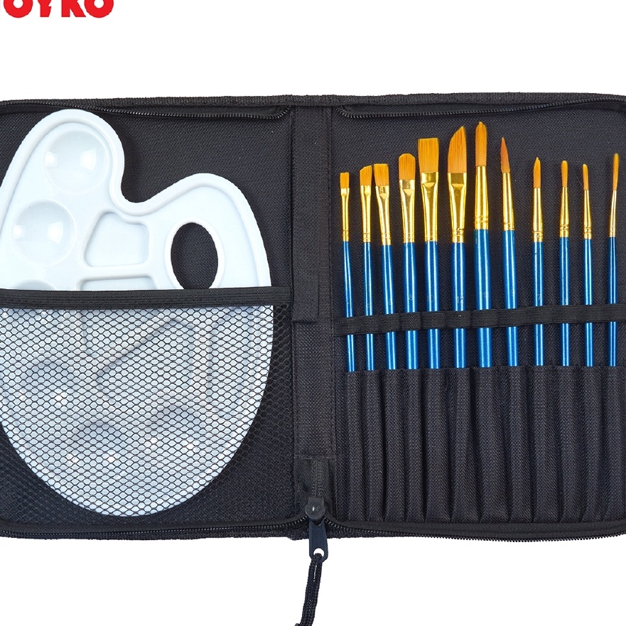 

Potongan Art Brush Set Alat Lukis Kuas Cat Air Minyak Acrylic Joyko BRS7