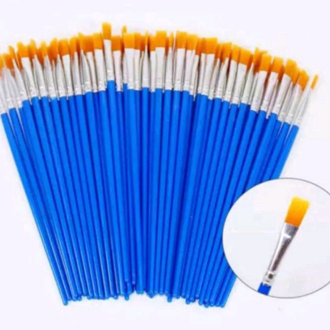 

KF7 5 pcs kuas lukis kuas plat kuas lancip