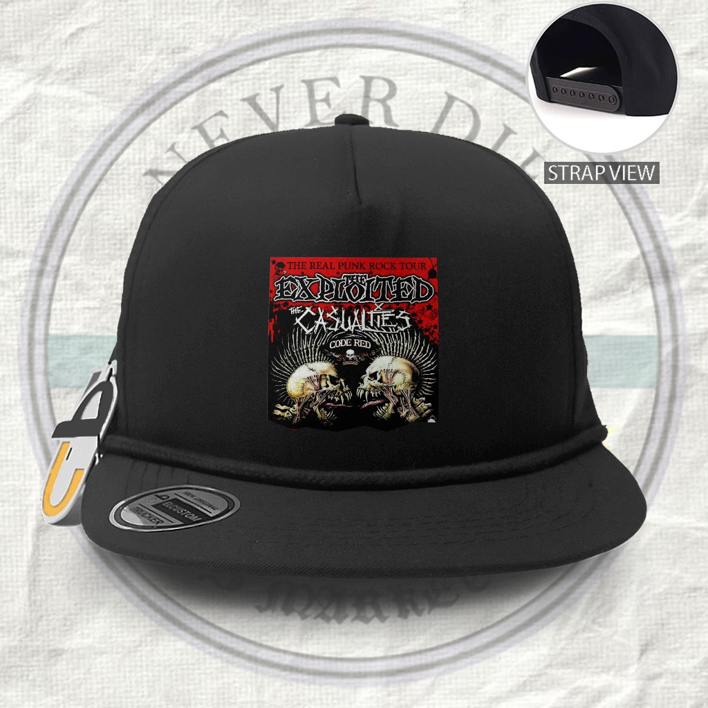 Punk metal core SnapbackDrill /Death Trash Metal /Snapback/Snapback jaring/Snapback Band/Topi Trucke