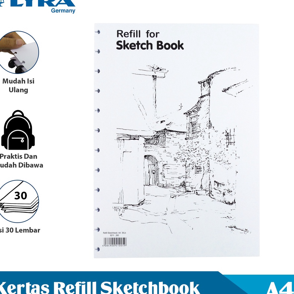 

KF7 Lyra Kes Isi Ulang Buku Sketsa Ukuran A4 3 Lembar Sketch Book Refill Buku Bergambar Lyr921126