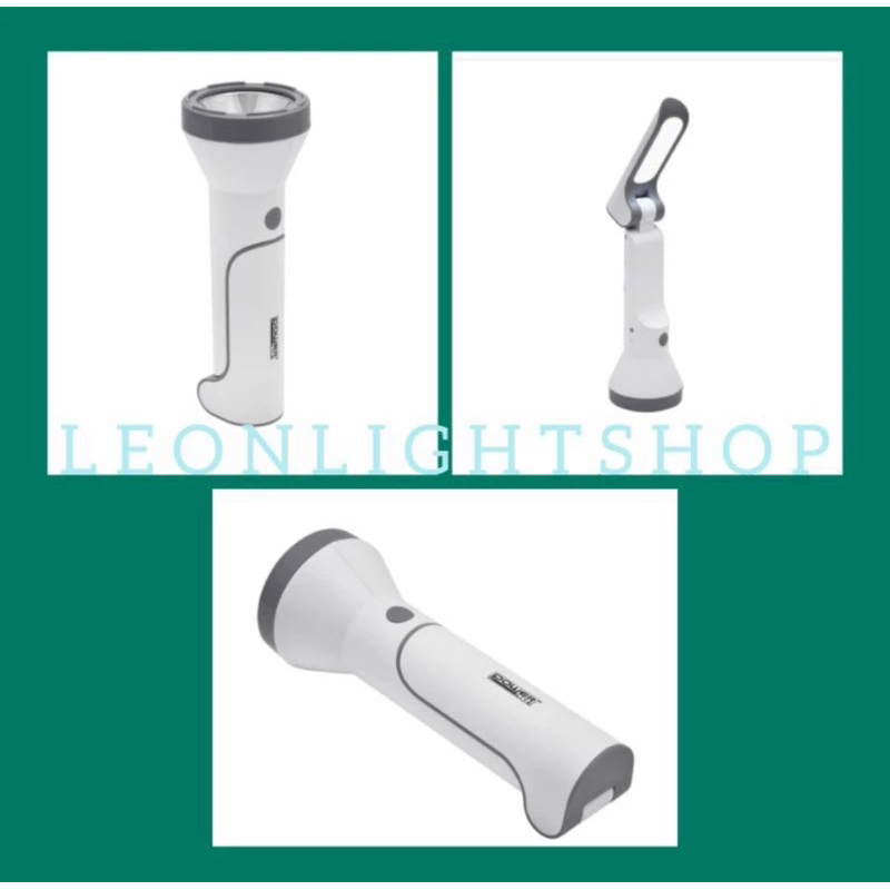 POWERLITE LAMPU EMERGENCY+SENTER 2IN1/ACEHARDWARE LAMPU DARURAT/SENTER/EMERGENCY LAMP/LAMPU PORTABEL